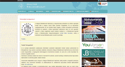 Desktop Screenshot of bibliatarsulat.hu